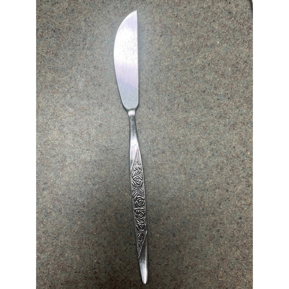 Vintage NASCO "Rosevine" butter knife‎